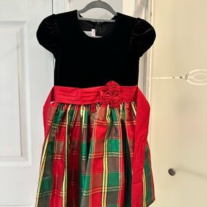 Girls Plaid Christmas dress size:10